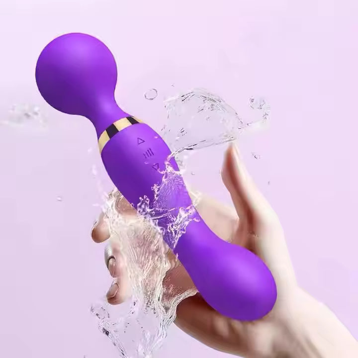 Gode vibrateur puissant pour femmes, Double tête, baguette magique AV, masseur, stimulateur de Clitoris, point G, jouet sexuel féminin, produits pour adultes