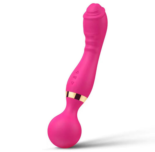 Vénus baguette chauffée double têtes gode vibrateur 20 modes adulte vibrateur pour femmes jouets sexuels