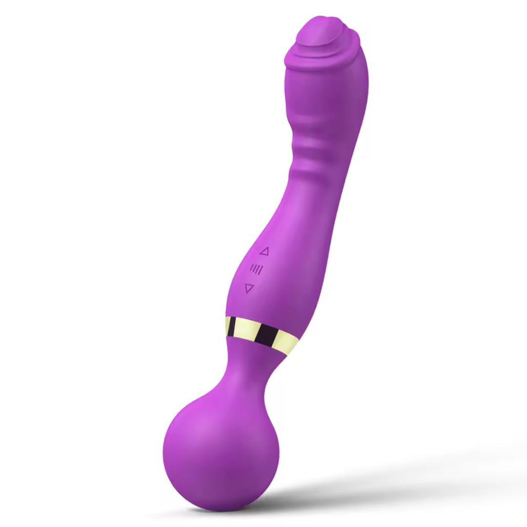 Vénus baguette chauffée double têtes gode vibrateur 20 modes adulte vibrateur pour femmes jouets sexuels