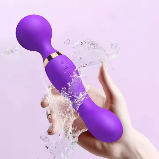Gode vibrateur puissant pour femmes, Double tête, baguette magique AV, masseur, stimulateur de Clitoris, point G, jouet sexuel féminin, produits pour adultes