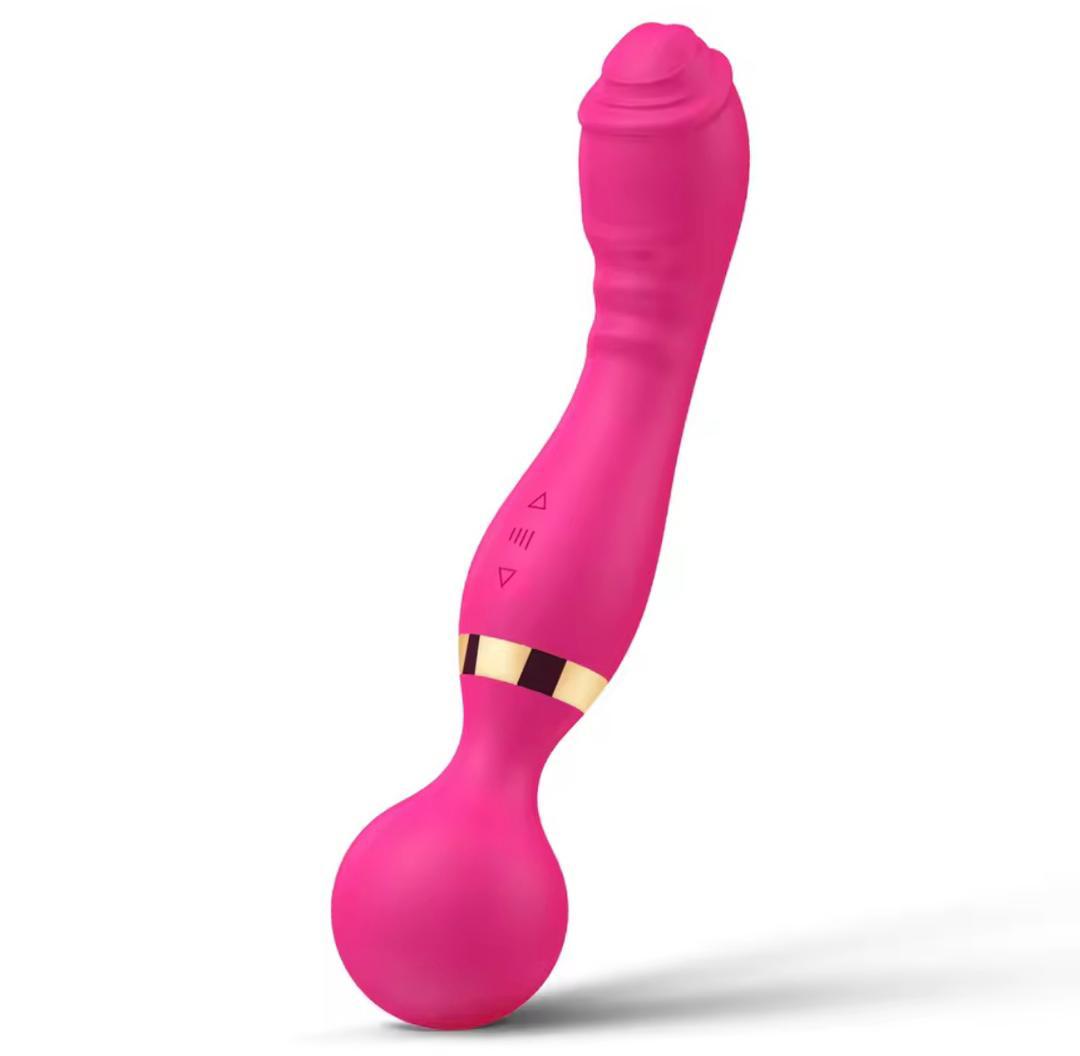 Vénus baguette chauffée double têtes gode vibrateur 20 modes adulte vibrateur pour femmes jouets sexuels